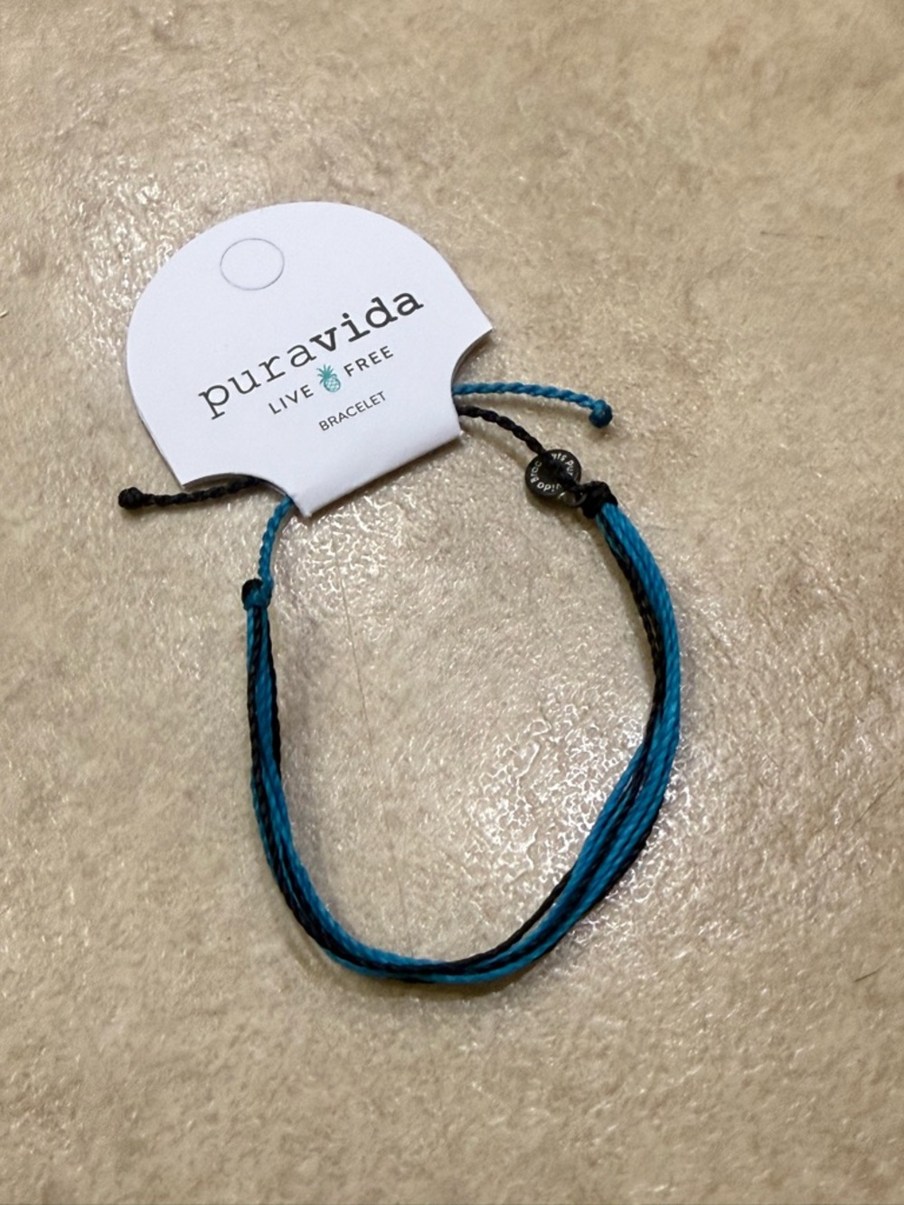 Pura Vida Blue and Black Thread Bracelet